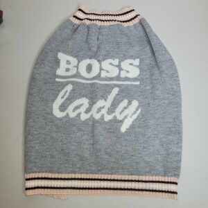 Boss Lady Knit Dog Pet Sweater